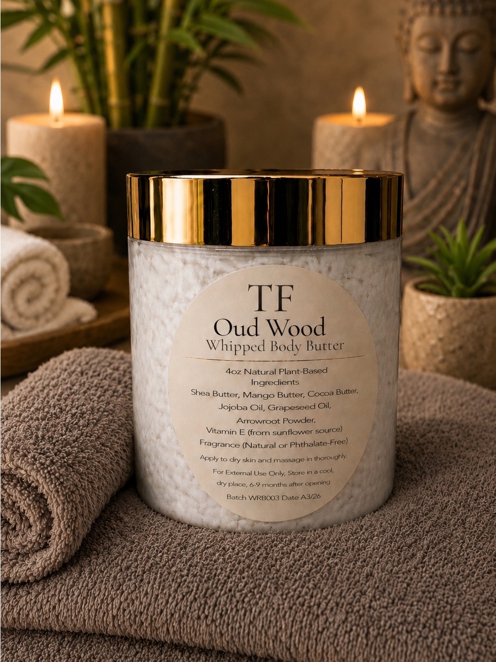 TF Oud Wood Whipped Body Butter 4oz